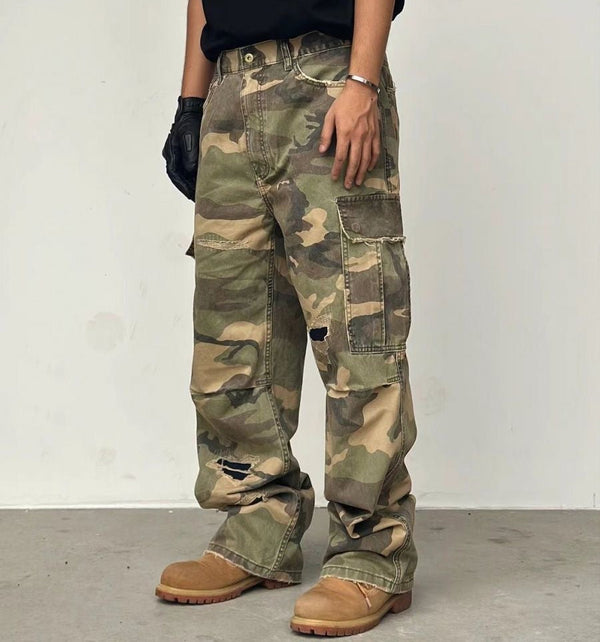 Multi-Pocket Cargo Jeans