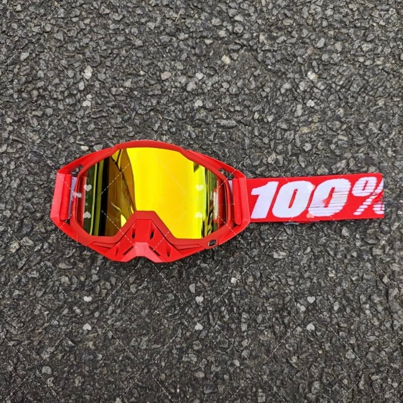 Red Outdoor Sporty Goggles