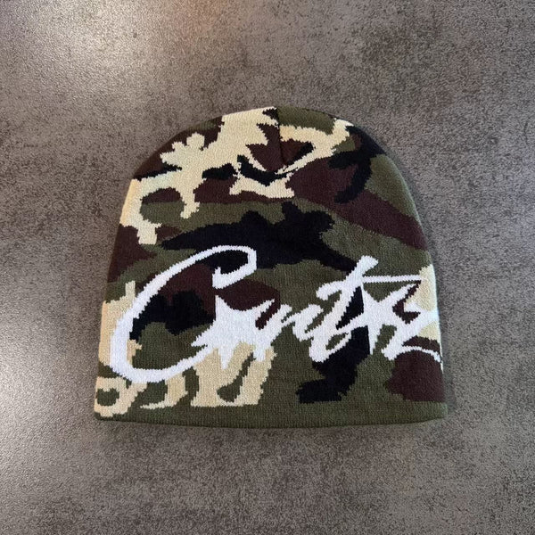 Camouflage print Corteiz beanie