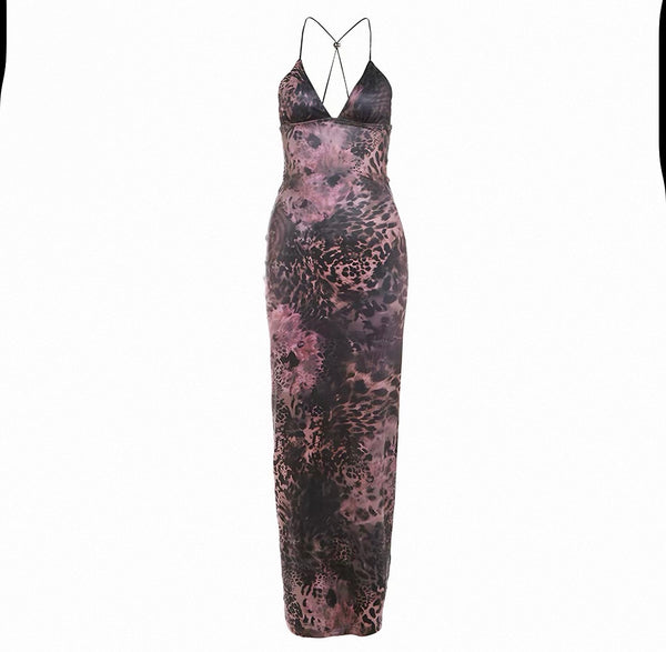 Backless butterfly dress