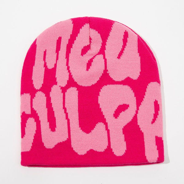 Pink mea culpa Beanies