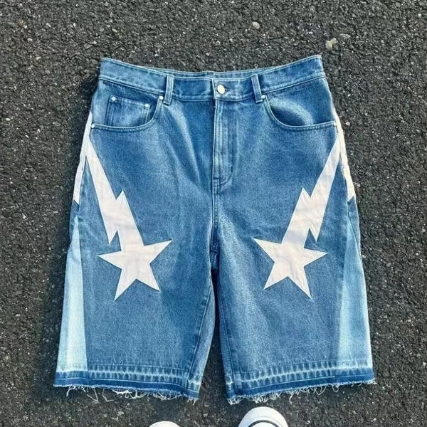 Majo Empire denim shorts