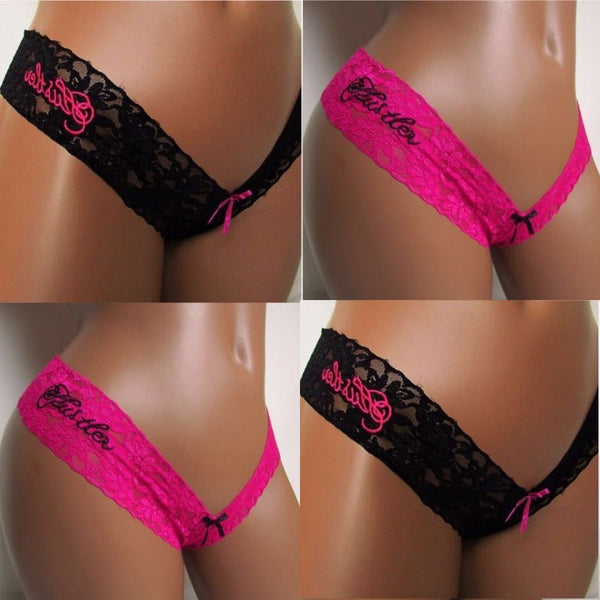 Black barbie mesh underwear
