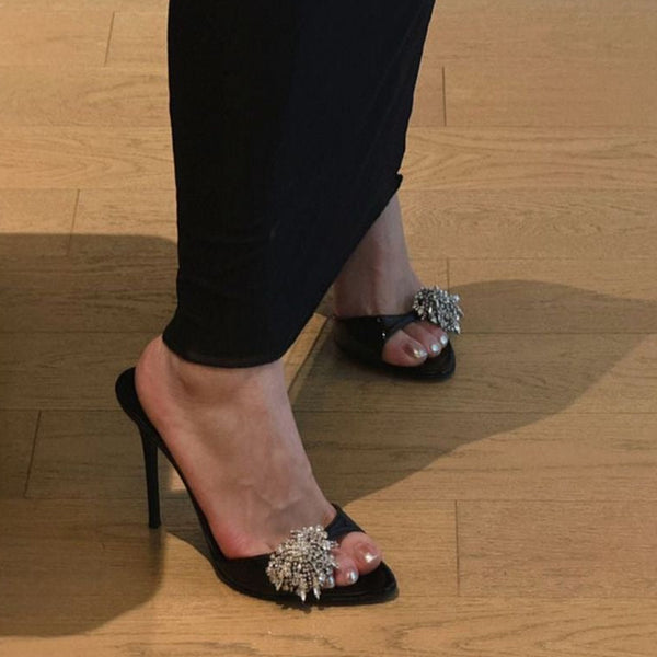 Stiletto sandal heels