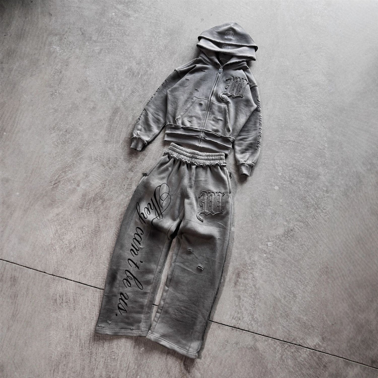 Grey Utility Tracksuit Set