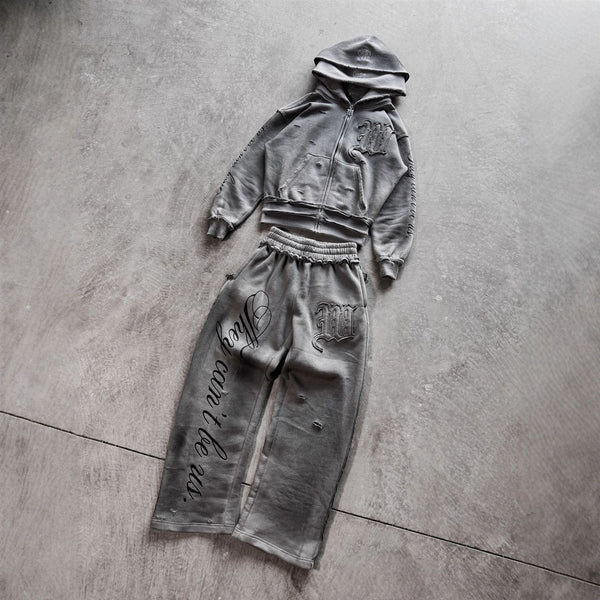 Grey Utility Tracksuit Set