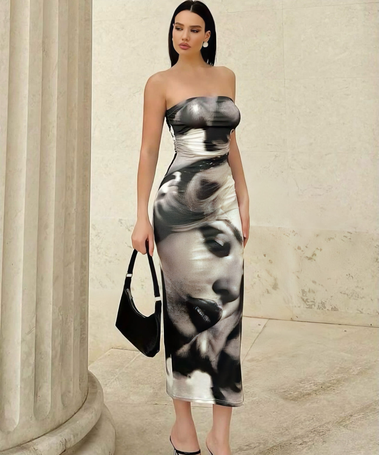 Blondie face dress