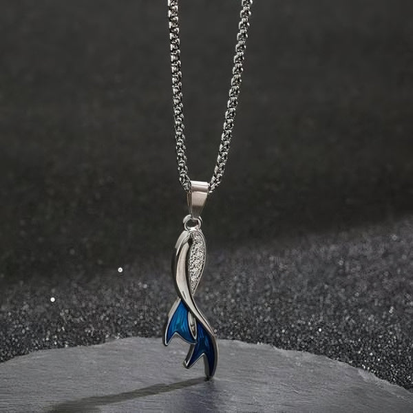 Blue Ember Necklace
