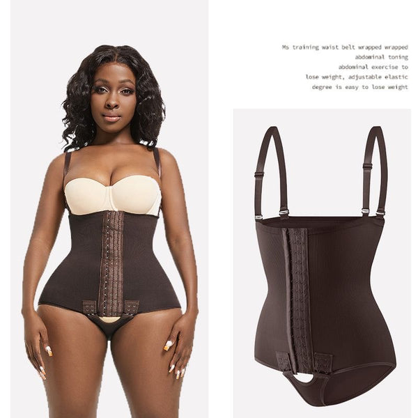 Coffee Tummy Control Bodysuit