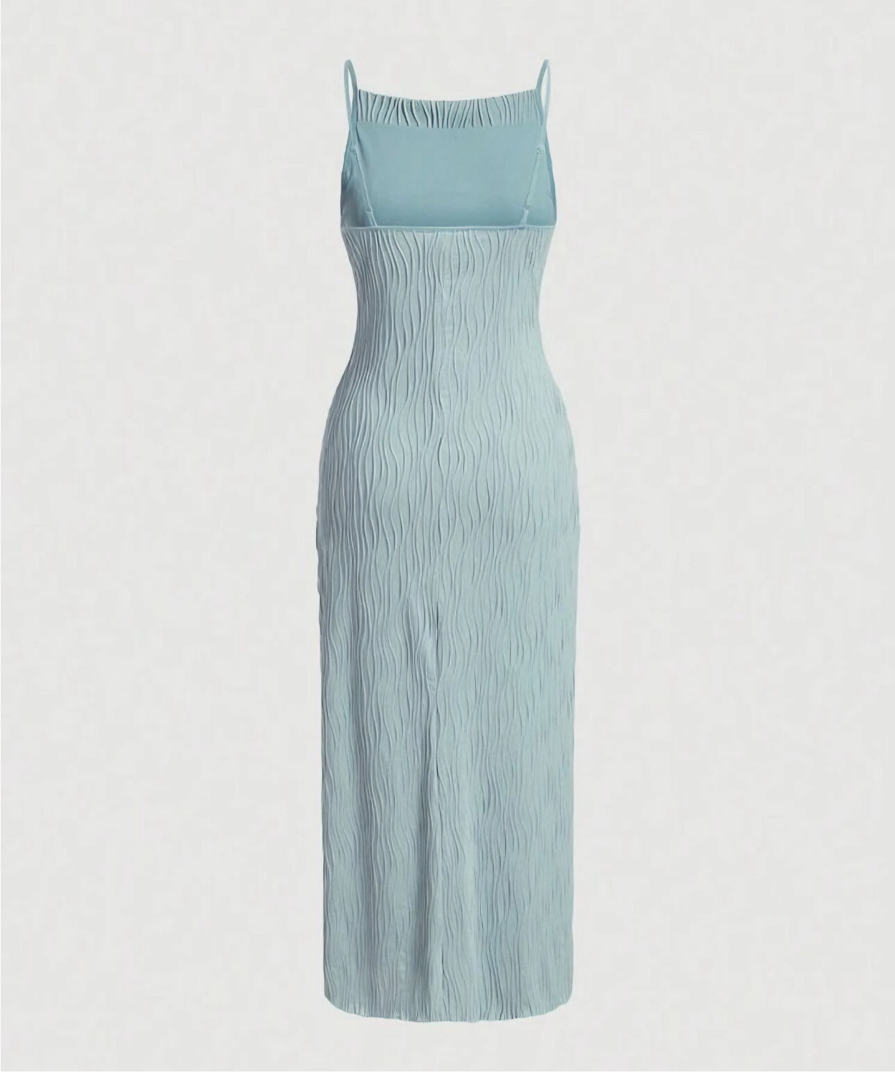 Wave blue dress