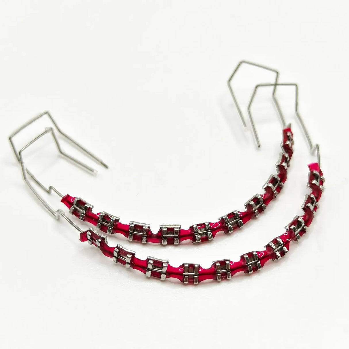 Clear/pink Fashion braces