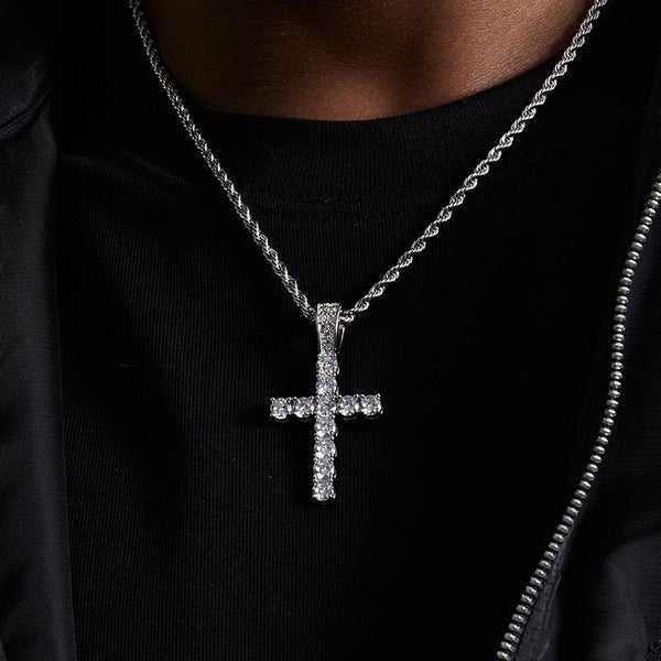 The "Titan" Prong-Set Cross