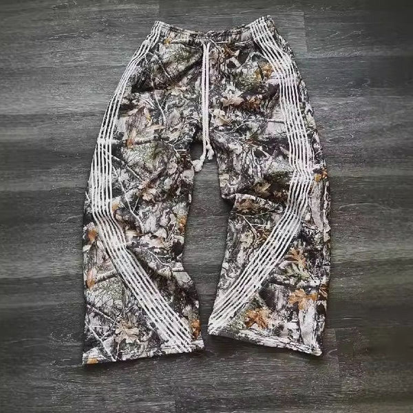 Camouflage print sweatpants