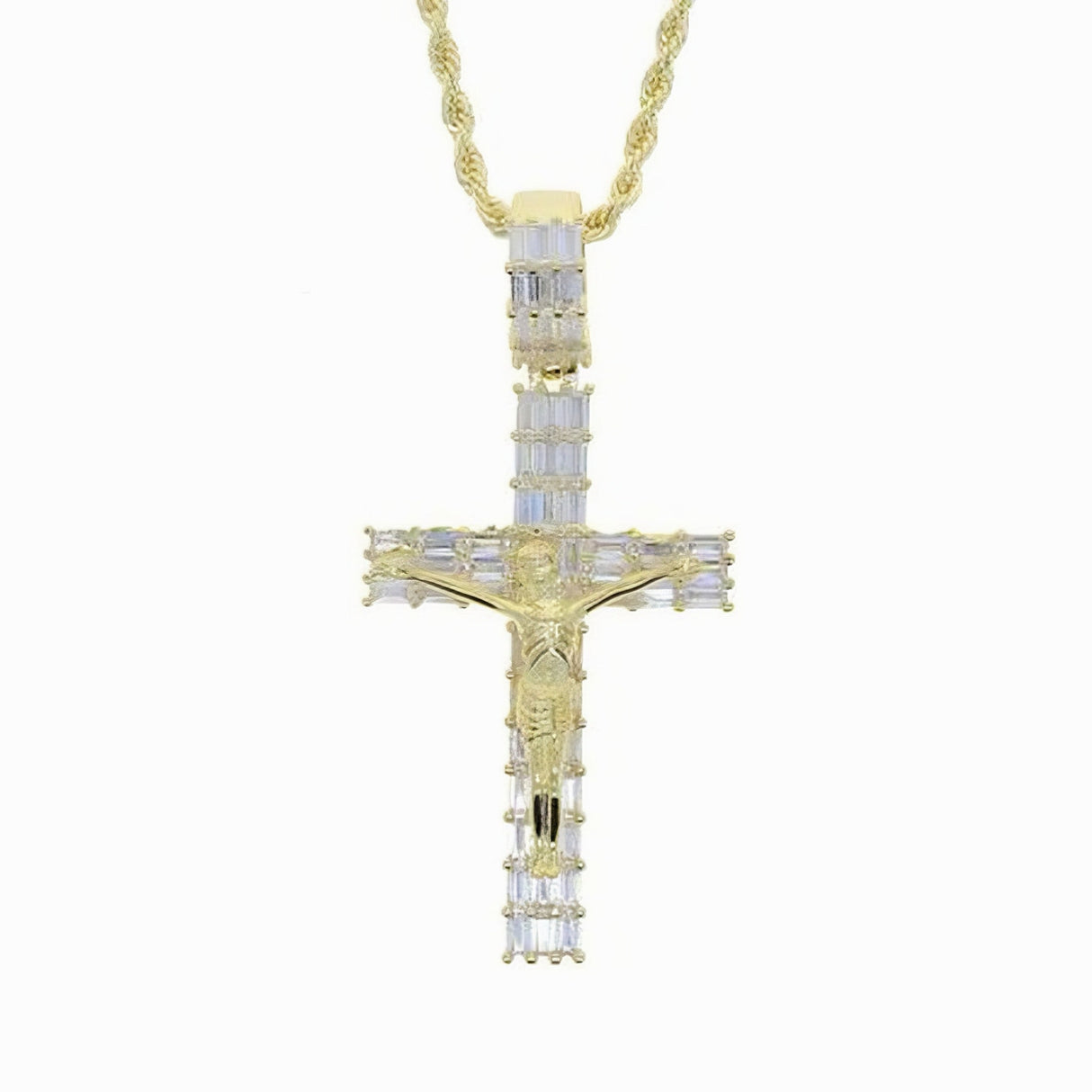 Apex Gold Cross Necklace