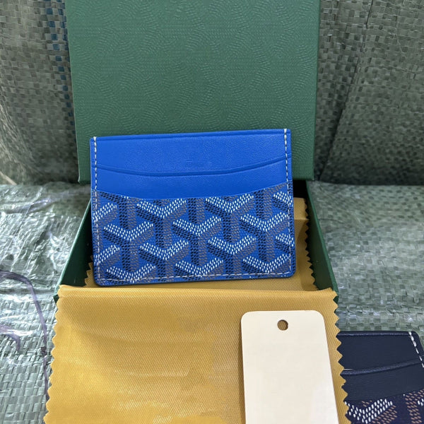 Blue goyard cardholder