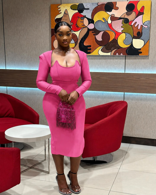 Pink Elegant dresses