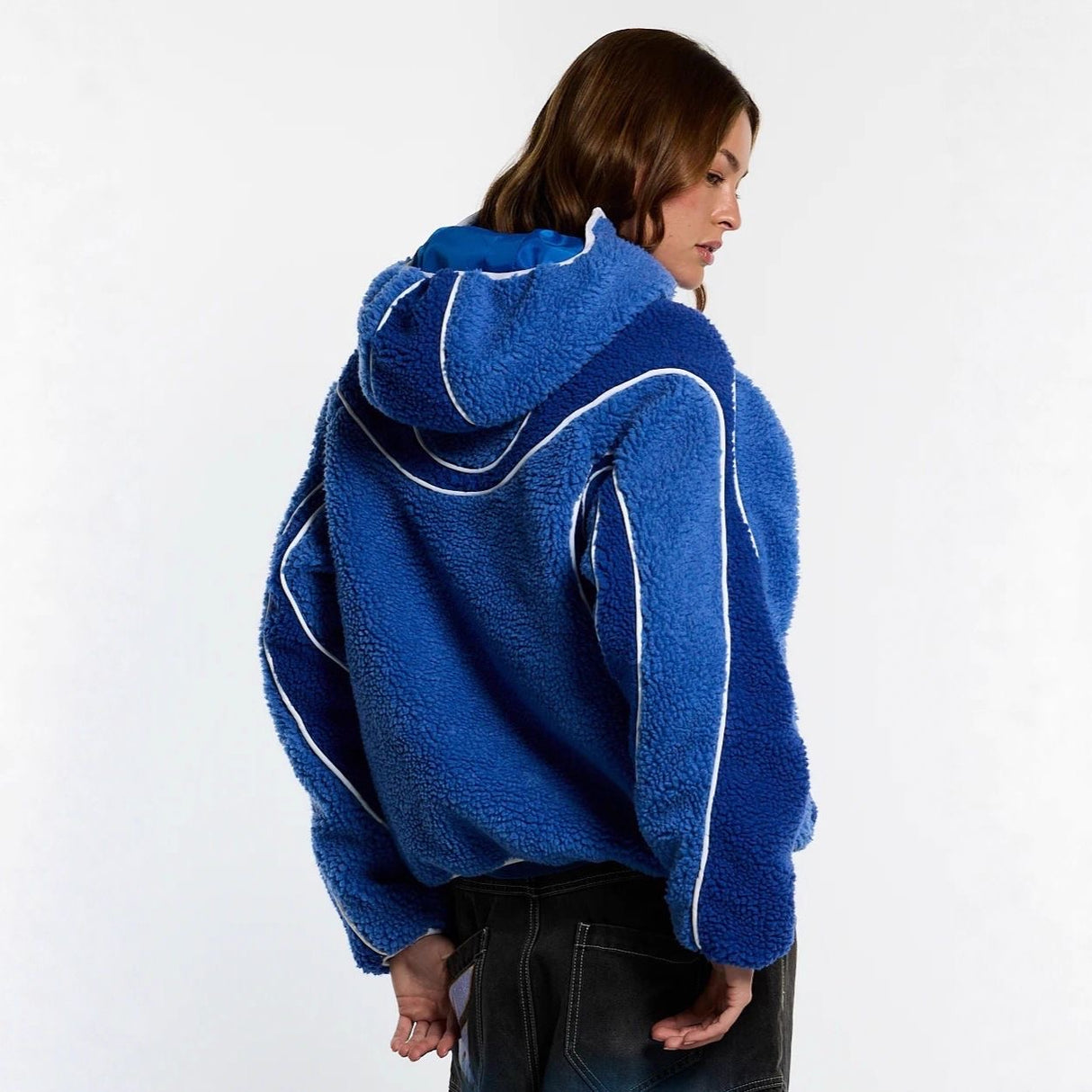Blue Graphic Hoodie