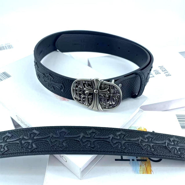 black chrome belt