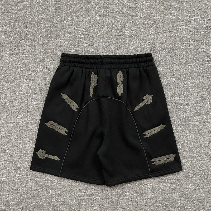Black trapster shorts
