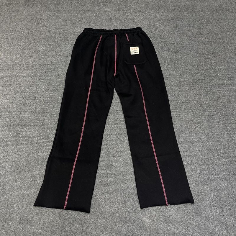 Black/pink Cortiez stitch pants