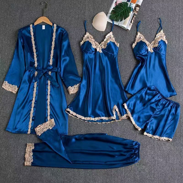 5-Piece Silk sleep Set