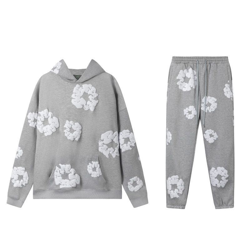 Grey denim 2-piece set