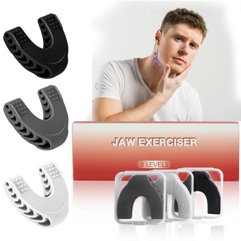 Silicone jawline exerciser
