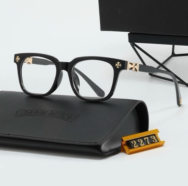 Chrome hearts eyewear with gold detailing