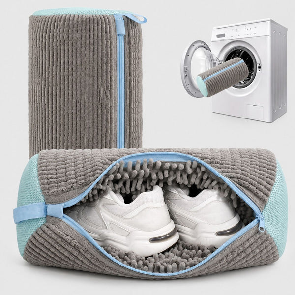 Grey Washing Machine Shoe Wash Bag