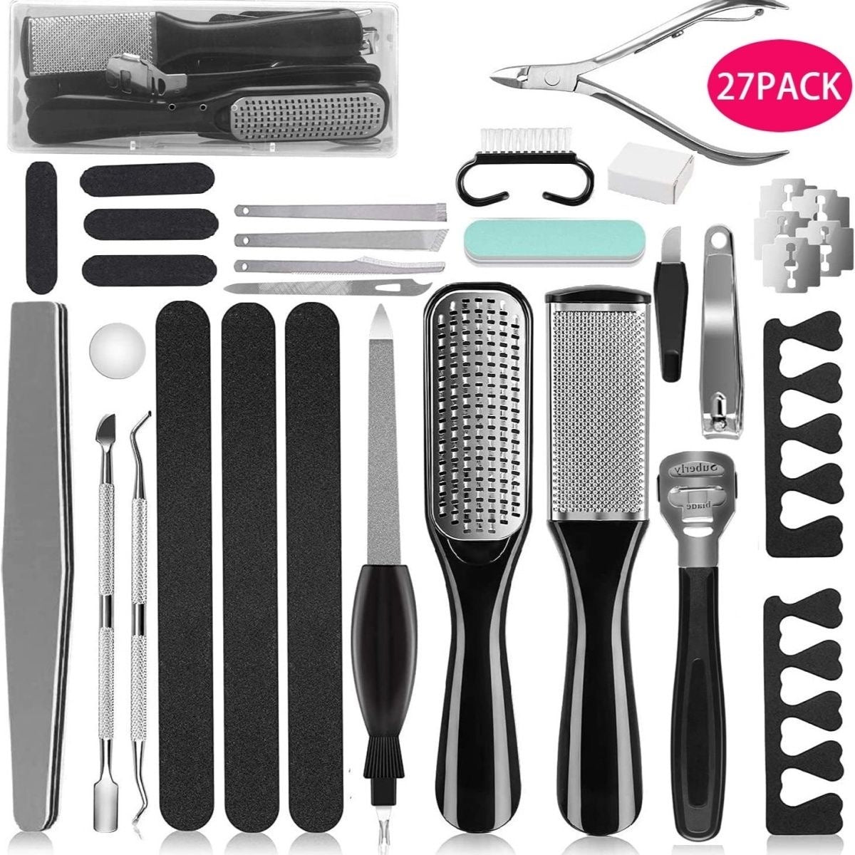 Ultimate 27-Piece Professional Pedicure & Manicure Set