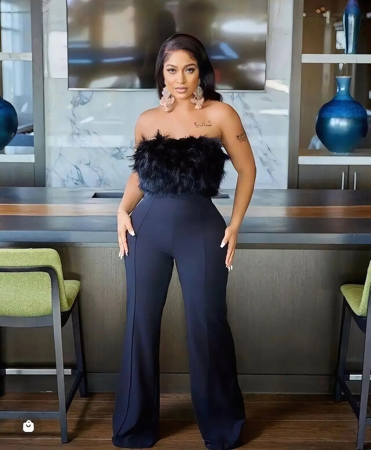High Fur jumpsuit