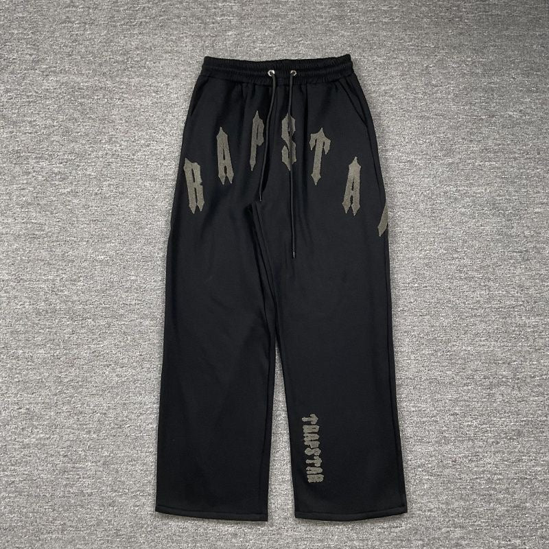 Black Long trapster sweatpants