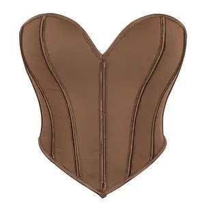 Brown Strapless Corset