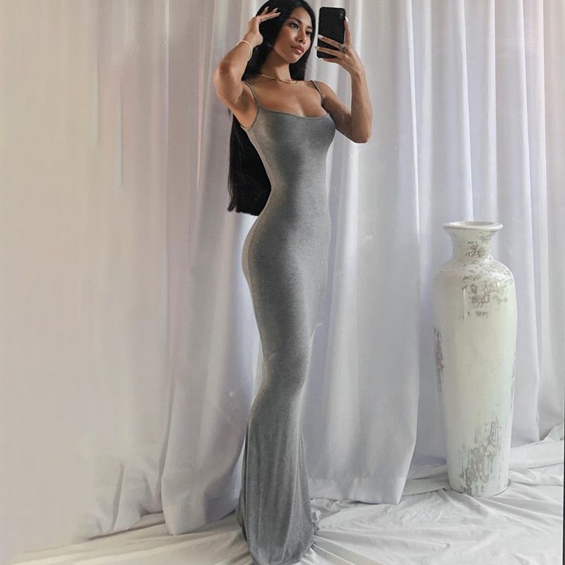 Grey skims dress