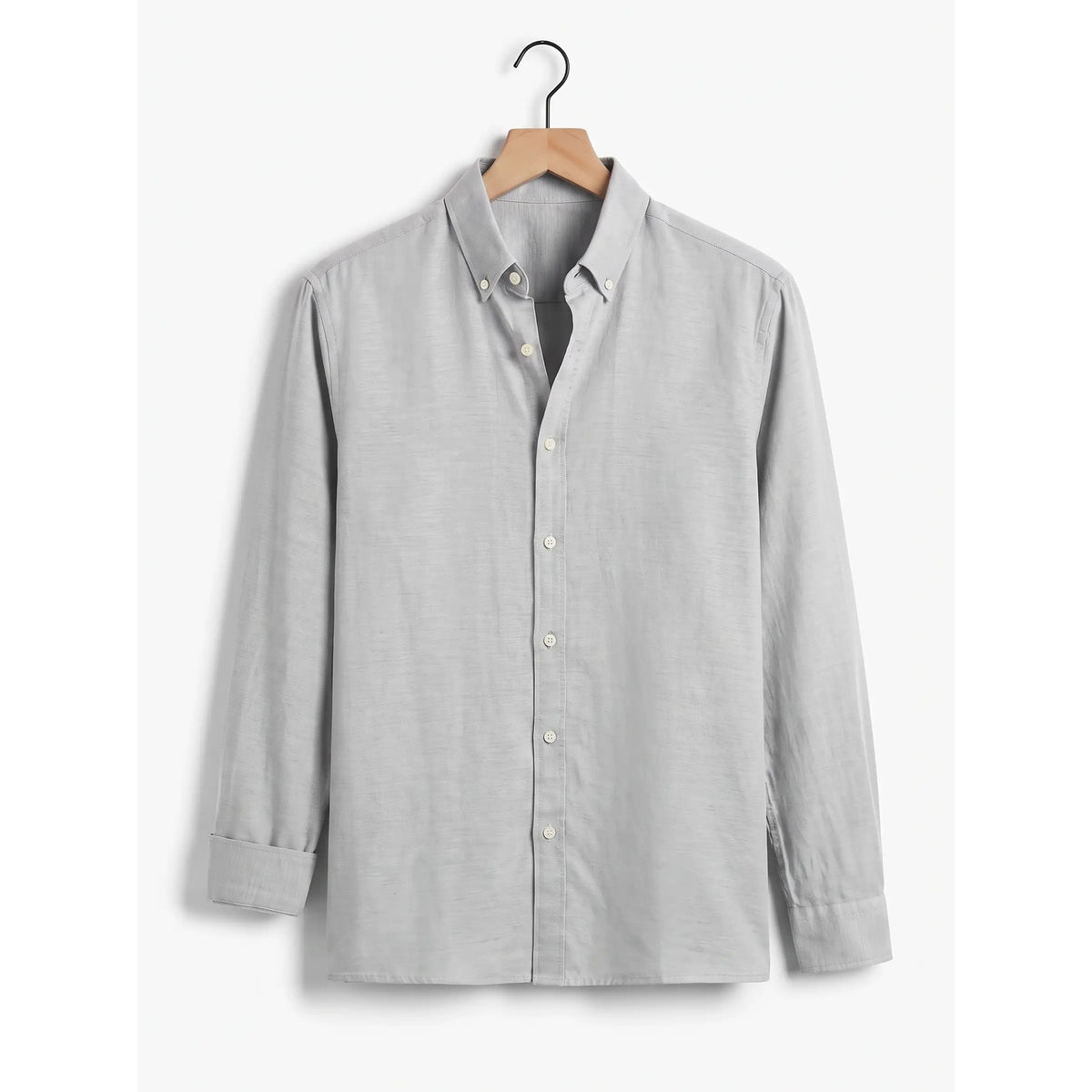 Belugga Linen Shirt — Light Grey