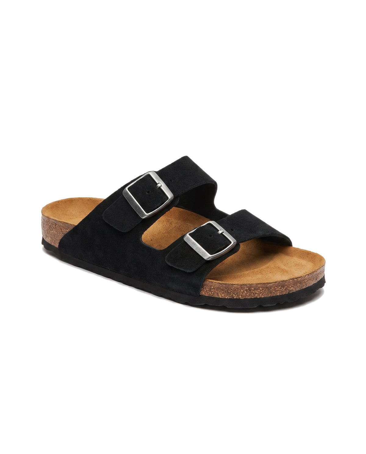 Belugga Sandal — Black Suede