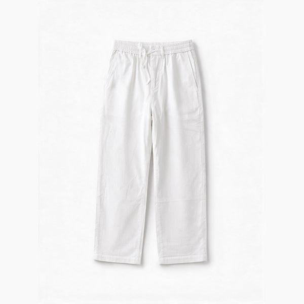 Belugga Linen Trouser, Drawstring — White