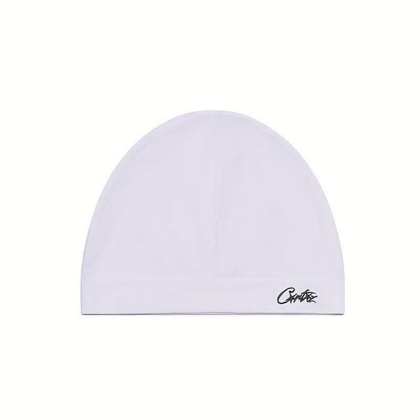 White Corteiz skull cap