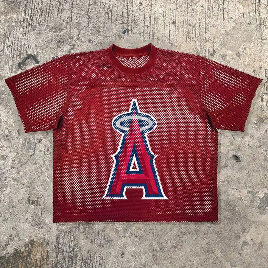 A print Baseball T-shirt