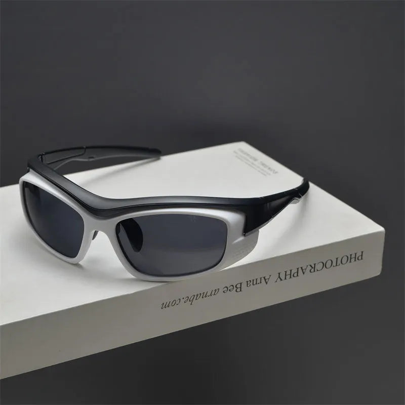 Black & Grey Sporty Retro Shades