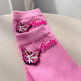 Barbie Crew Socks(5-pairs)