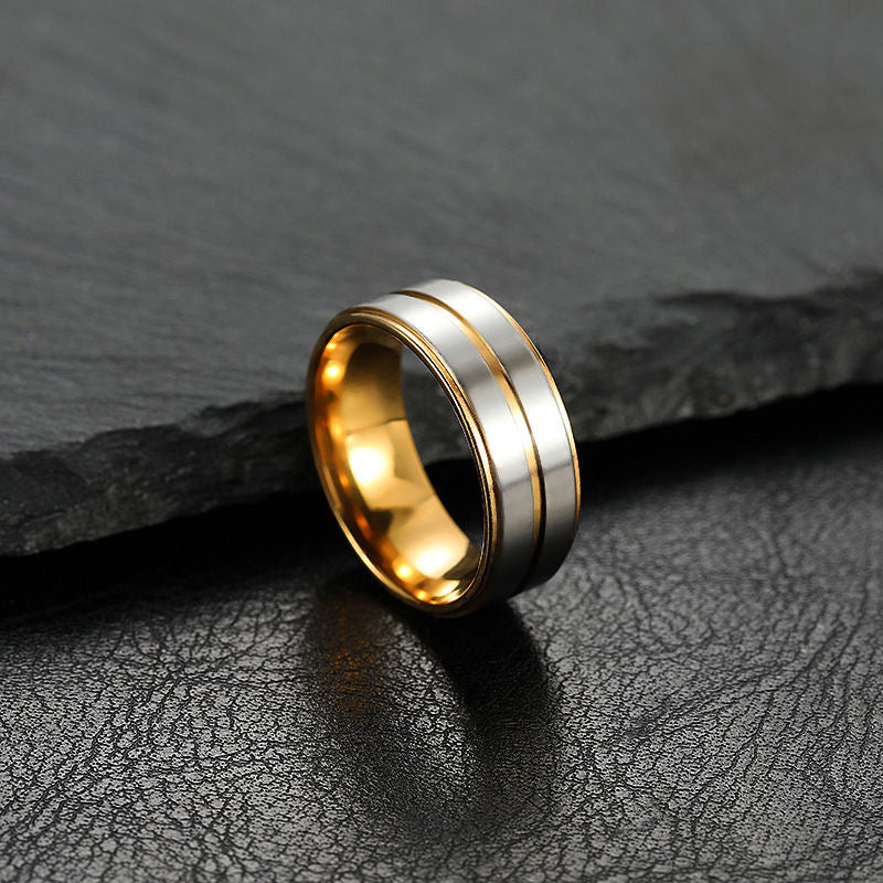 Gold Plain Band Ring