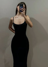 black skims dress