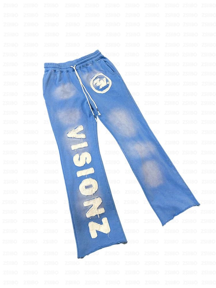 Blue visionz sweatpants