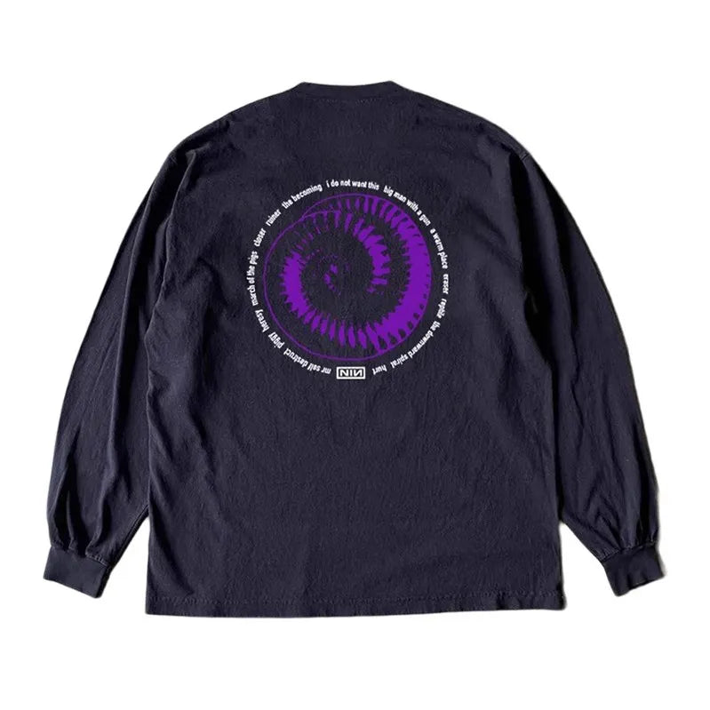 NIN Spiral Long-Sleeve Tee