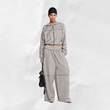 Winter gray tracksuit