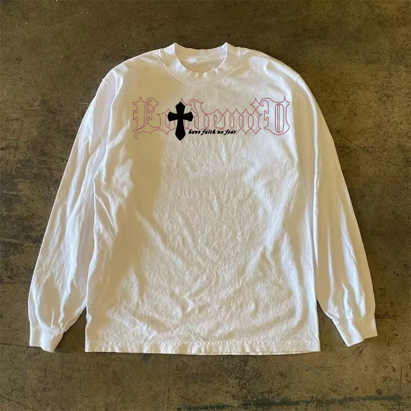Graphic long sleeve tee