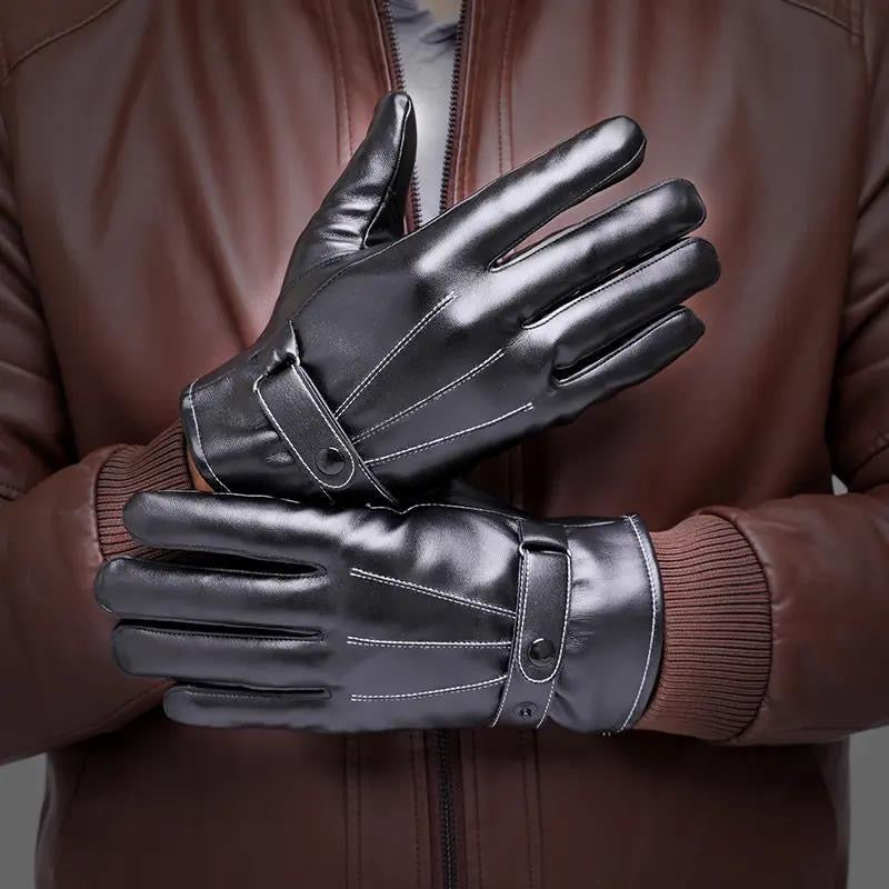 Men's Winter Touch Screen Gloves (Three Line Arm long Style)