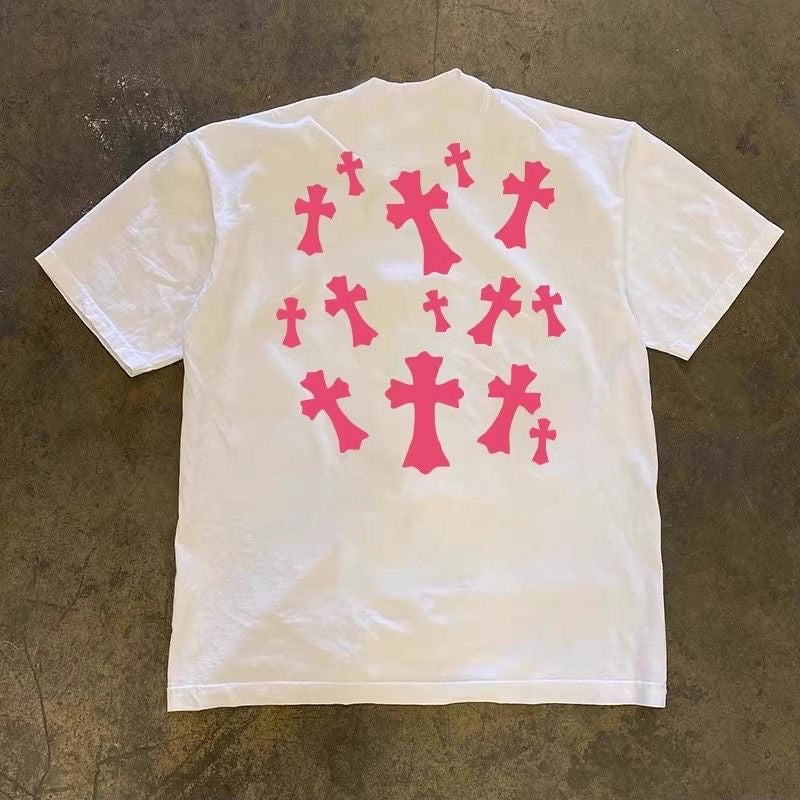 Gothic Cross Graphic T-Shirt