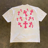 Gothic Cross Graphic T-Shirt